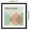 Americanflat 16.5x16.5 Floating Album Cover Frame - Easy-to-Open Buttons for Loading Album Covers - Vinyl Record Frame - Shatter Resistant Glass - Hanging Hardware - Black
